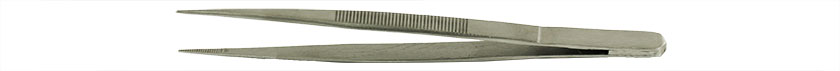 Value-Tec 510.MS robuste Pinzette für industrielle Zwecke, Typ 510, gerade, spitze, geriffelte Spitzen, 140 mm, magnetisch, Edelstahl